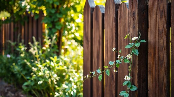 Embellissez votre jardin avec des clôtures en bois châtaignier