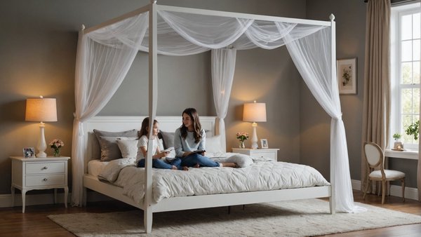 Ajoutez de la magie avec un lit baldaquin fille